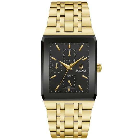 Bulova Modern Gold-Tone Mens Watch
